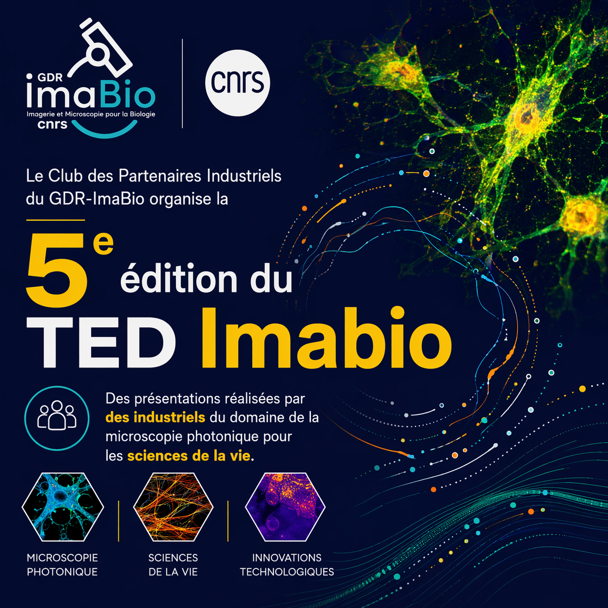 TEDImabio 2026 – 5ᵉ édition | 10 septembre 2026 – Institut du Cerveau (Paris)